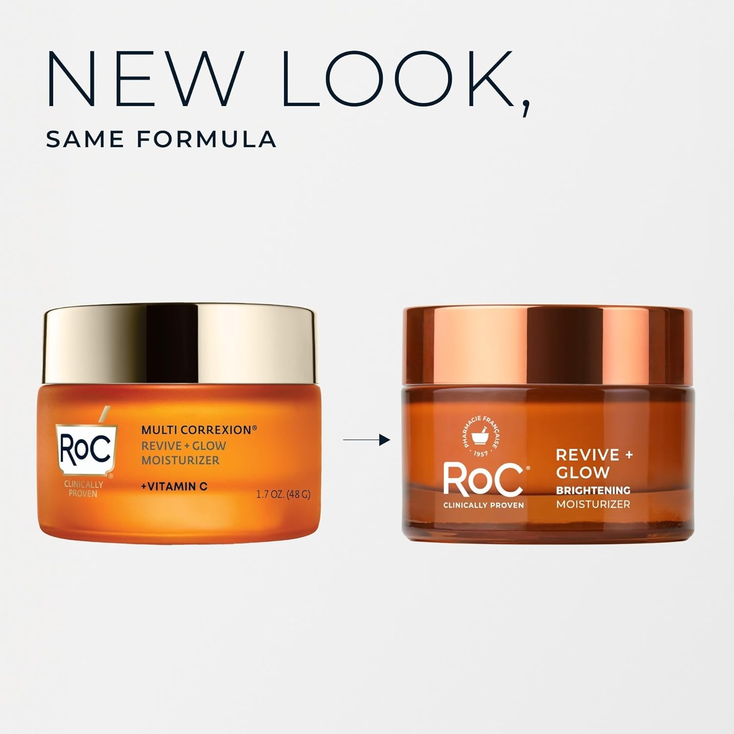 image:imageRoC Multi Correxion Revive Glow Vitamin C Sunscreen Broad Spectrum SPF 30 Face Moisturizer 17 oz with Retinol Eye Cream PacketteVitamin C Gel Cream