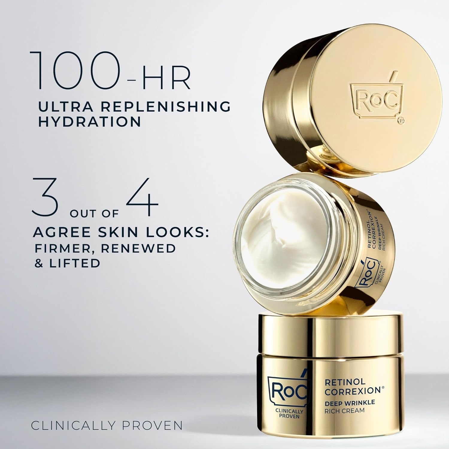 image:imageRoC Retinol Correxion Deep Wrinkle Daily Face Moisturizer with Sunscreen SPF 30 for Fine Lines Dark Spots PostAcne Scars 1 Ounce Packaging May VaryDeep Wrinkle Rich Cream
