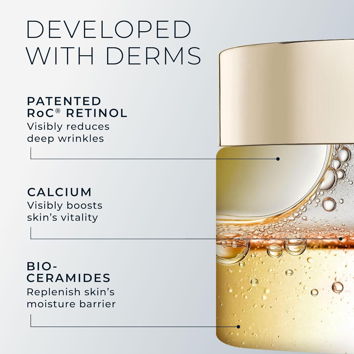image:imageRoC Retinol Correxion Deep Wrinkle Daily Face Moisturizer with Sunscreen SPF 30 for Fine Lines Dark Spots PostAcne Scars 1 Ounce Packaging May VaryDeep Wrinkle Rich Cream
