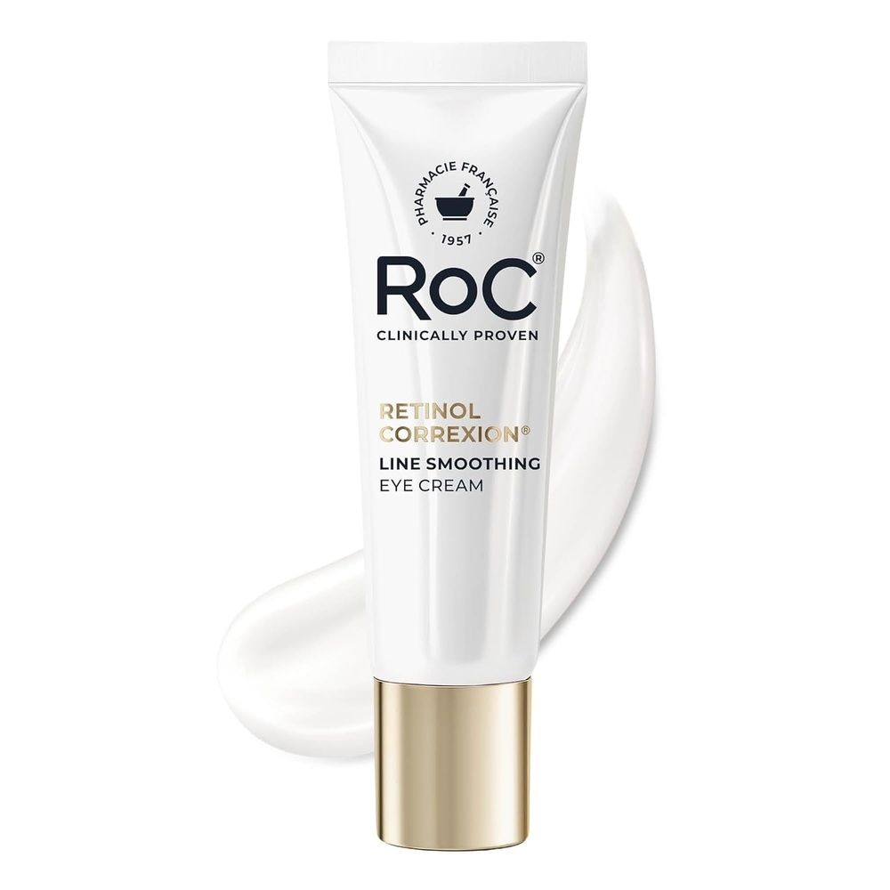 image:imageRoC Retinol Correxion Value Set Duo Deep Wrinkle AntiAging Night Face Cream Under Eye Cream for Dark Circles amp Puffiness Retinol Eye Care05 Fl Oz Pack of 1