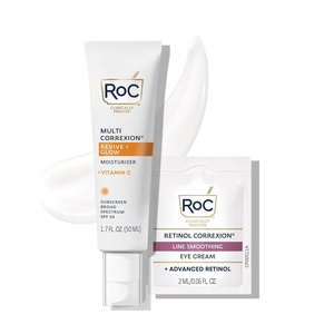 image:imageRoC Multi Correxion Revive  Glow Vitamin C Sunscreen Broad Spectrum SPF 30 Face Moisturizer 17 oz with Retinol Eye Cream PacketteVitamin C Moisturizer