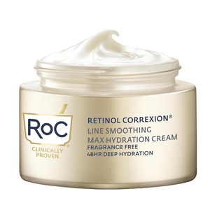image:imageRoC Retinol Correxion Max Hydration AntiAging Daily Face Moisturizer with Hyaluronic Acid FragranceFree Oil Free Skin Care 17 Ounces Packaging May VaryFragrance Free