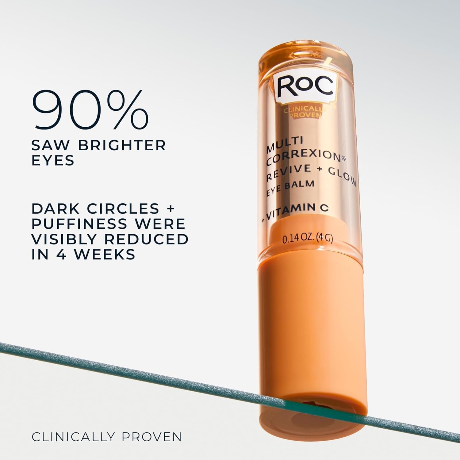 image:imageRoC Multi Correxion Revive Glow Eye Balm with Vitamin C 014 oz Retinol Eye Cream PacketteVitamin C Eye Balm