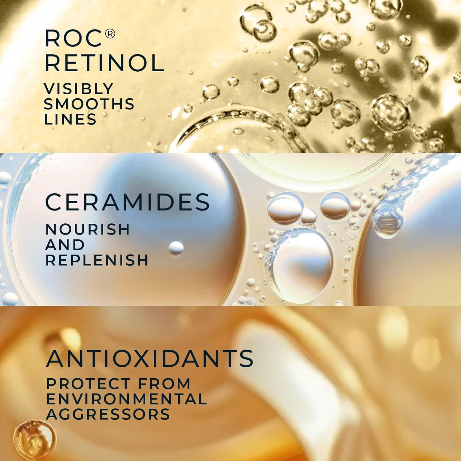 image:imageRoC Retinol Correxion AntiAging Wrinkle Night Serum Retinol Serum for Face Daily Treatment for Fine Lines Post Acne Scars 80 Capsules Limited Edition Value Set Unscented1 Count