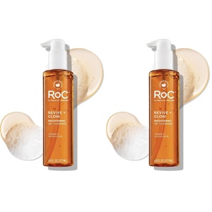 image:imageRoC Multi Correxion Revive  Glow Gel Vitamin C Cleanser Face Wash Facial Cleanser with Glycolic Acid ParabenFree SulfateFree Skin Care  6 Ounces6 Fl Oz Pack of 2