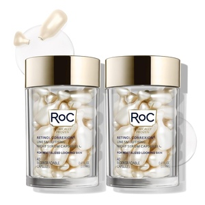 image:imageRoC Retinol Correxion AntiAging Wrinkle Night Serum Retinol Serum for Face Daily Treatment for Fine Lines Post Acne Scars 80 Capsules Limited Edition Value Set Unscented2 Count