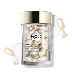 image:imageRoC Retinol Correxion AntiAging Wrinkle Night Serum Retinol Serum for Face Daily Treatment for Fine Lines Post Acne Scars 80 Capsules Limited Edition Value Set Unscented1 Count